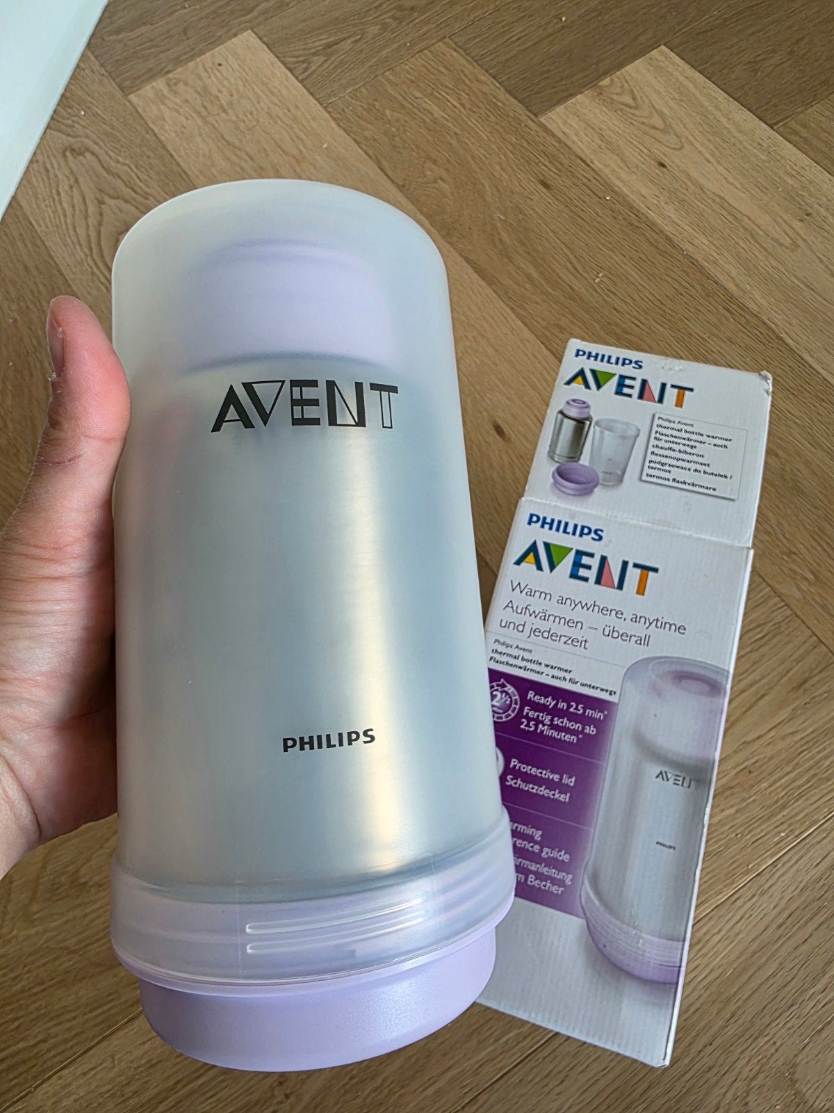Philips Avent bottle warmer on the go, Enlèvement