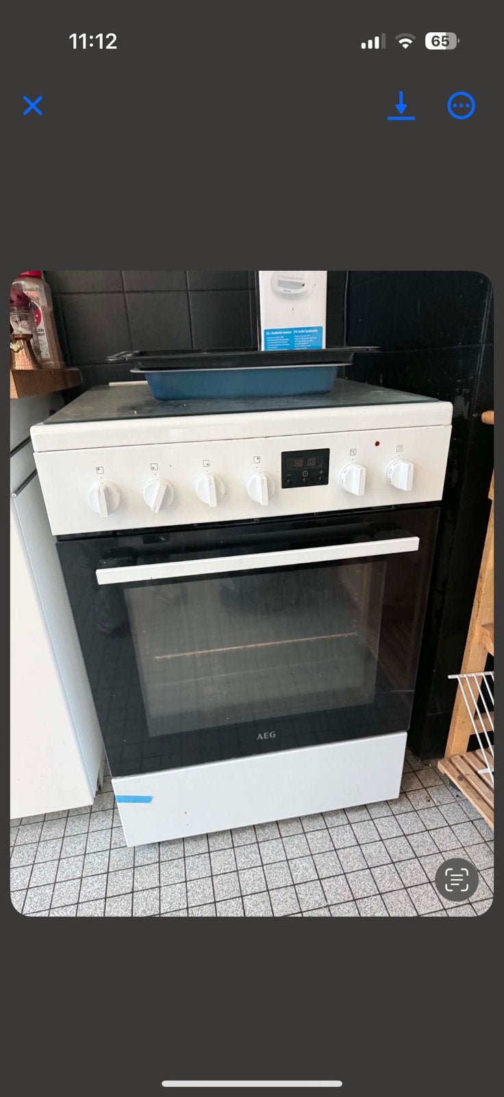 Cuisinière mixte, Electroménager, Enlèvement, Comme neuf, Four