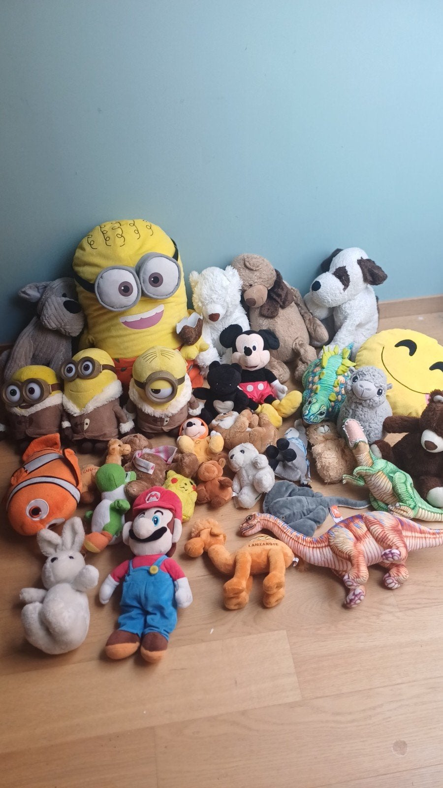 lot de peluches, Enlèvement