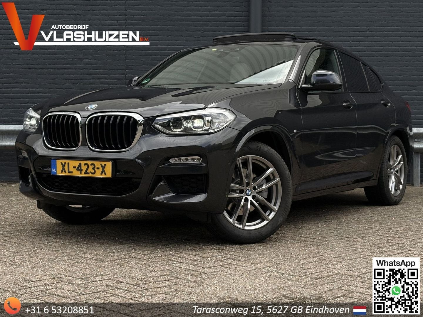BMW X4 xDrive20i High Executive | Leder | Pano | Digital Das, Autos, BMW, Argent ou Gris, Achat, Entreprise, Noir