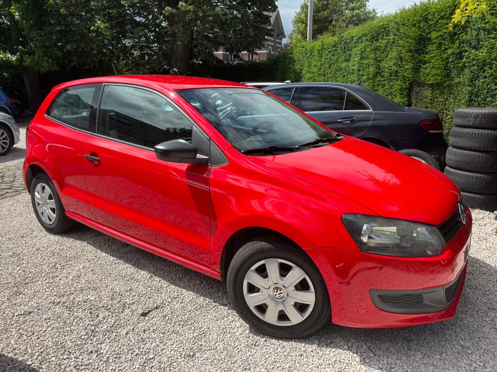 VW POLO 1.2i benzine - Airco*2012*ZEER PROPER*GARANTIE!, Voorwielaandrijving, Euro 5, Stof, Bedrijf