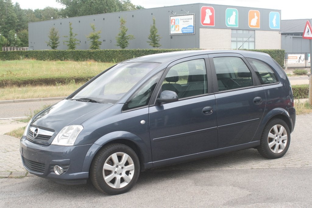 Opel Meriva 1.3cdti *2010* 144d km*airco* 1ste eig* gekeurd, Auto's, Opel, Voorwielaandrijving, Monovolume, Zwart, Blauw