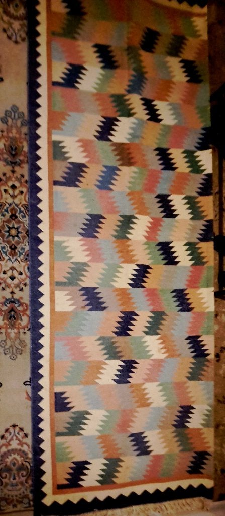 mooie multicolor perzisch, oosterse kelim tapijt, Ophalen of Verzenden