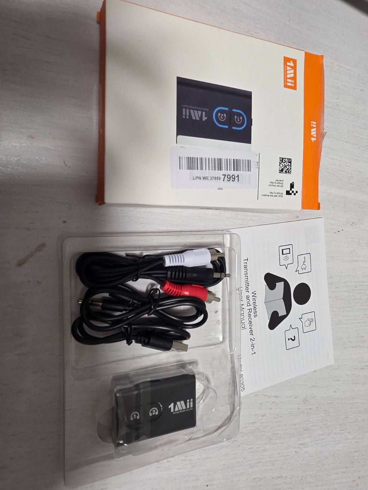 1Mii ML300 (B0305) 2-in-1 Bluetooth audio zender en ontvange, Computers en Software, Ophalen of Verzenden, Nieuw