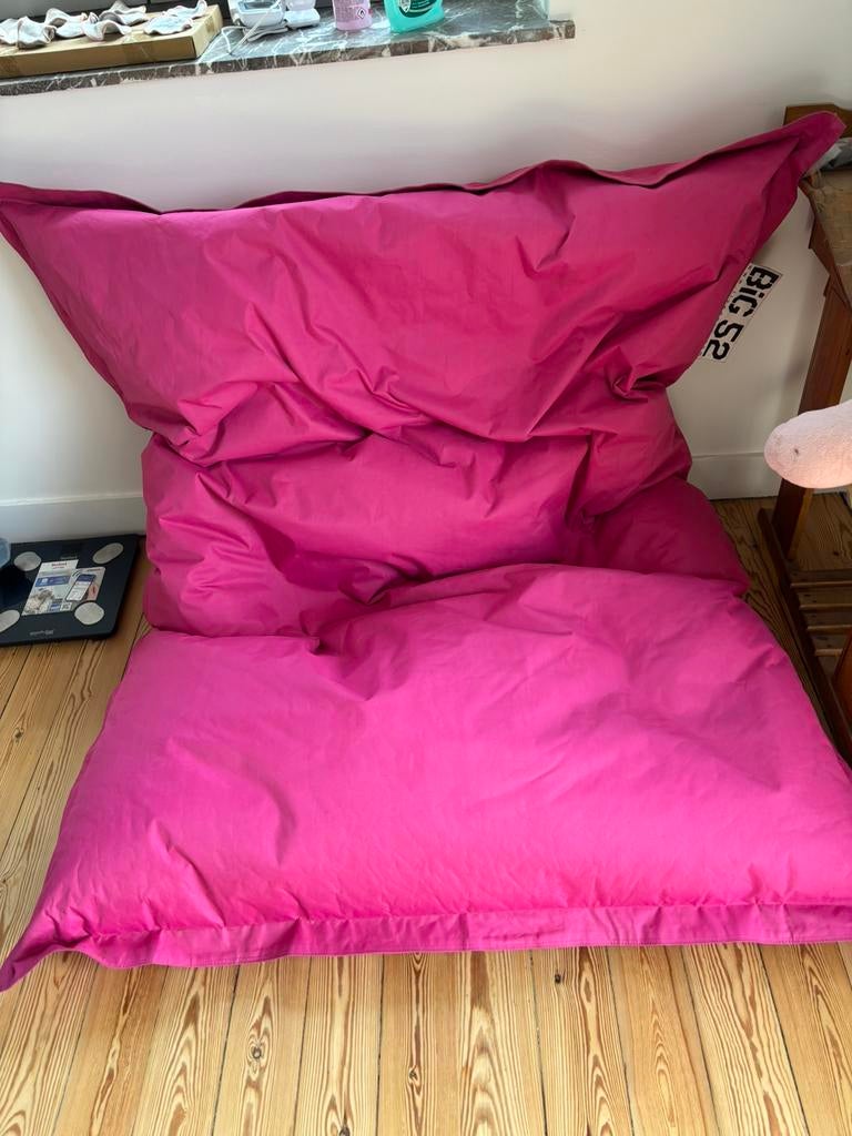 Pouf, Maison & Meubles, Sièges-poires, Enlèvement, Comme neuf, Rose, Pouf
