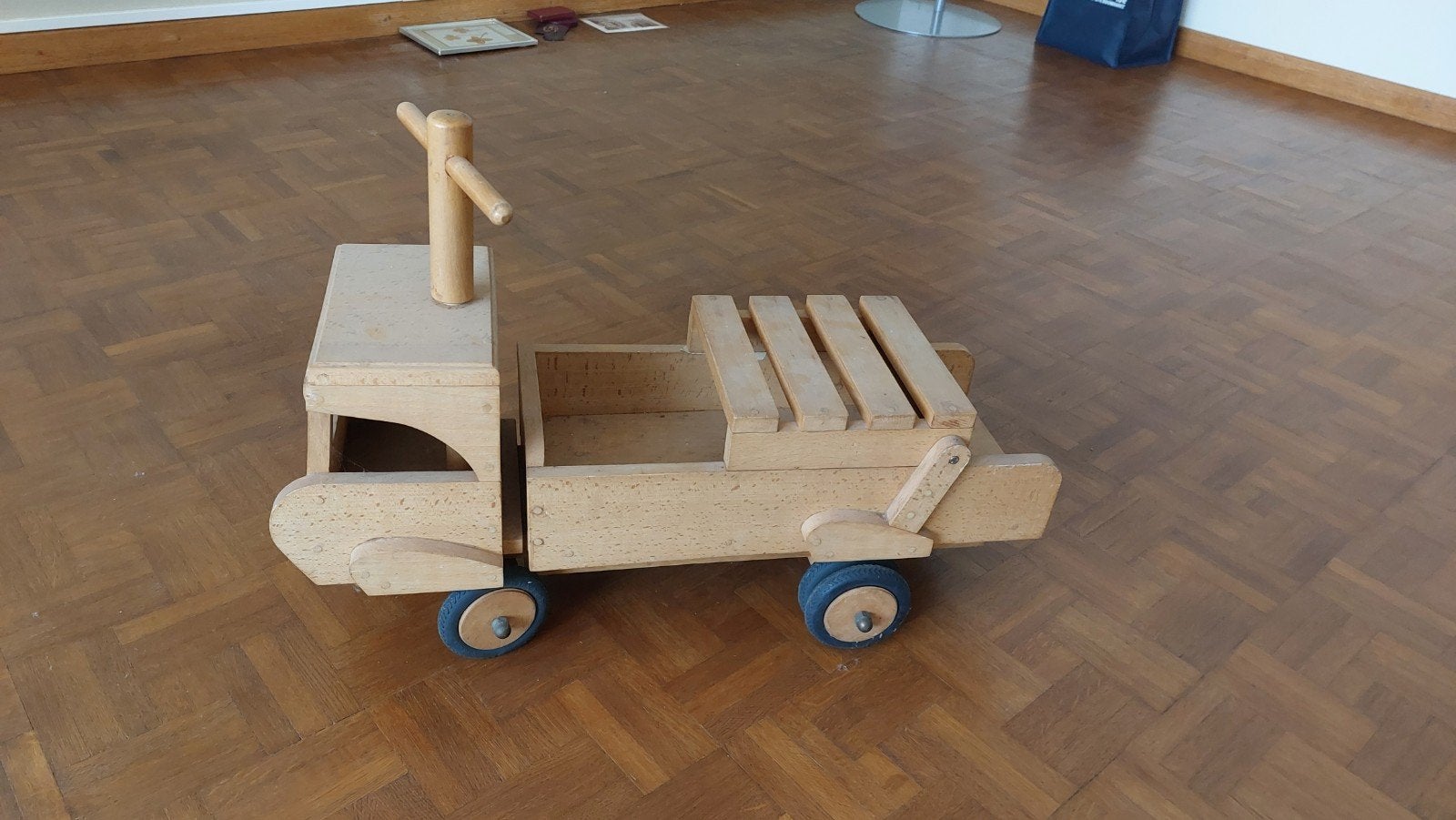 Houten trapvrachtwagen, Kinderen en Baby's, Ophalen