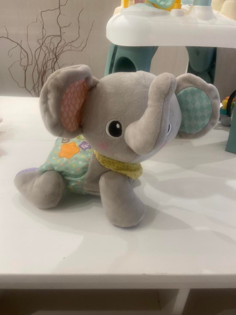 Interactieve olifant (leren kruipen), Ophalen, Zo goed als nieuw, Olifant