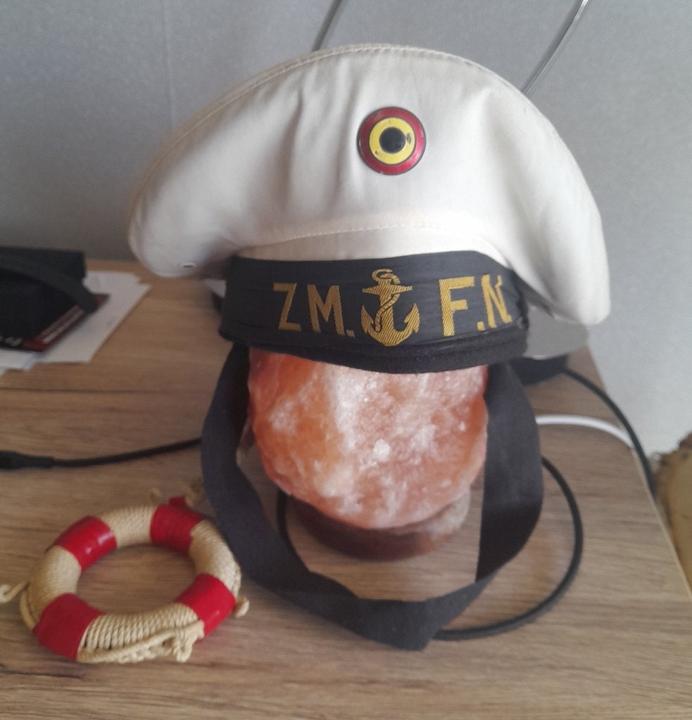 Authentique bonnet de marin, Bachi Belge 1970, Collections, Enlèvement ou Envoi, Marine, Casque ou Béret