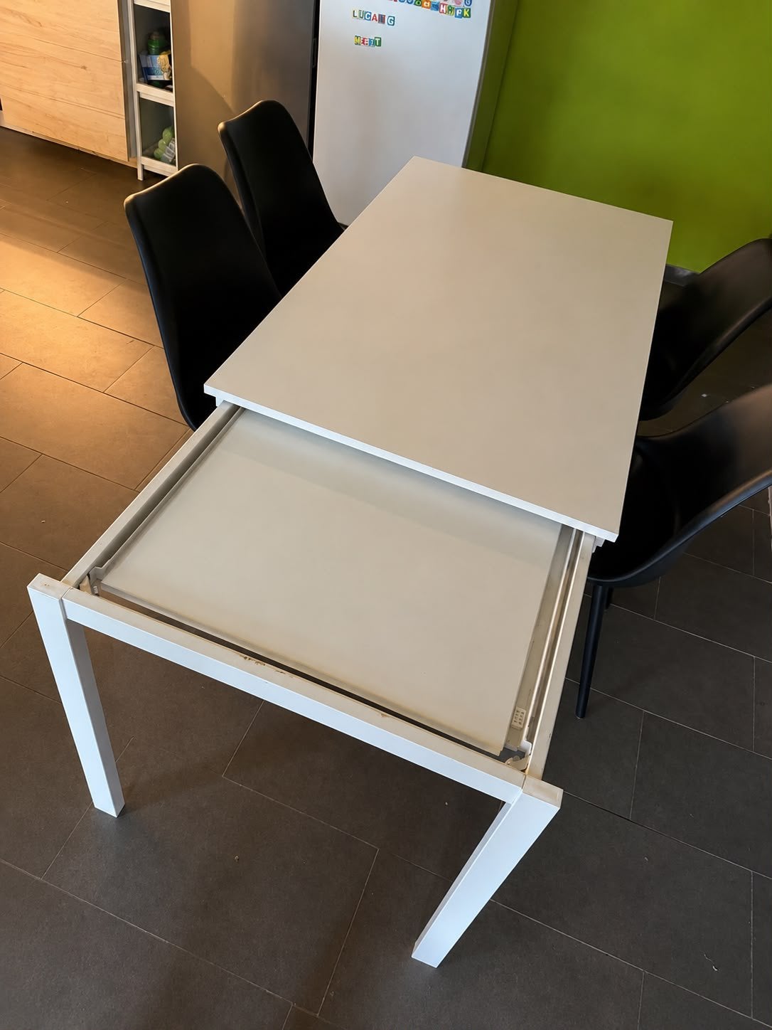 table, Enlèvement, Utilisé, Verre