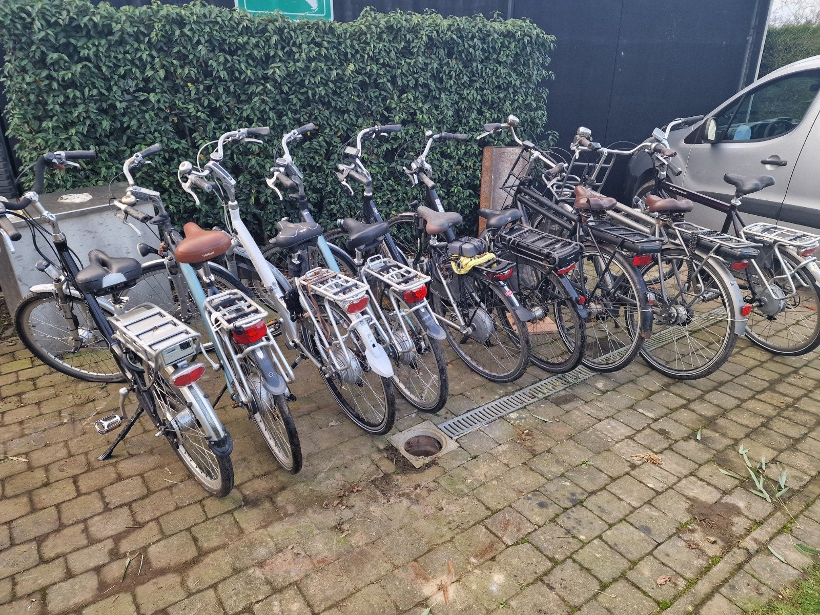 lot van 9 elektrische fietsen voor opmaak, Enlèvement