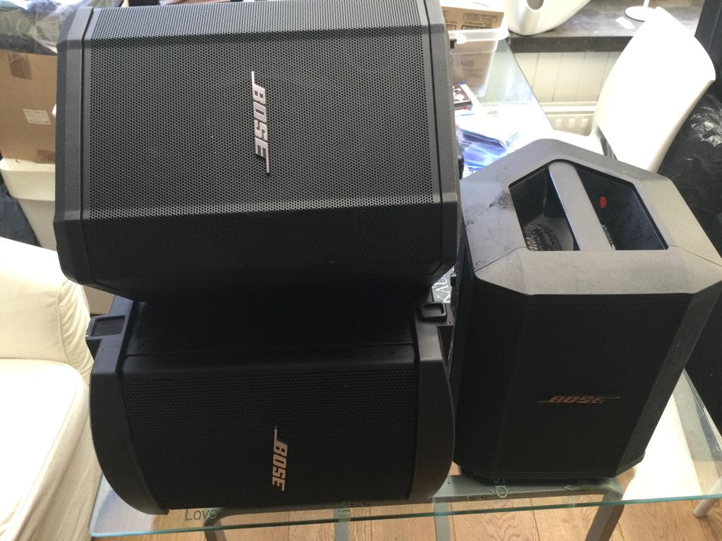 BOSE S1(2x) pro + batteries+ housses+sacs+1 sub BOSE b1, TV, Hi-fi & Vidéo, Enceintes, Comme neuf, Bose, Enlèvement ou Envoi