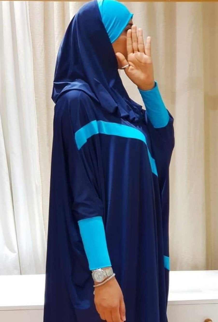burkini bourkini, Ophalen, Blauw