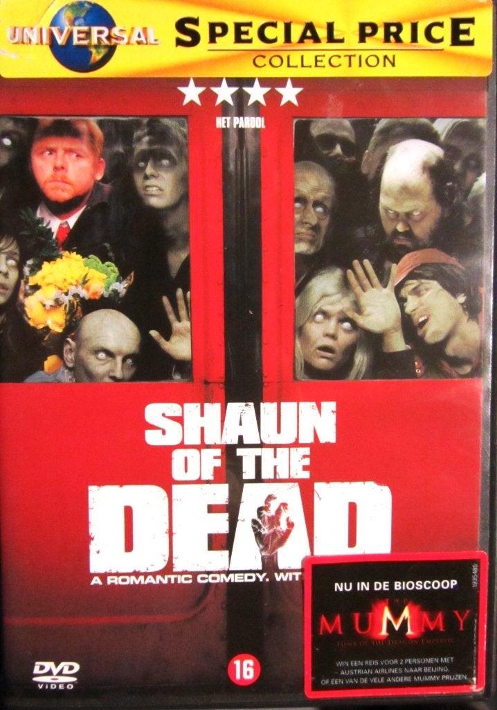 DVD HORROR- SHAUN OF THE DEAD (ZELDZAAM), Cd's en Dvd's, Vampiers of Zombies, Nederlands, Ophalen of Verzenden, Zo goed als nieuw