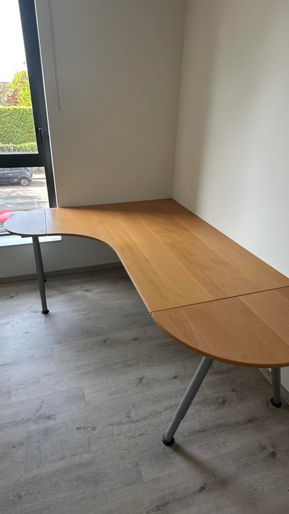 Hoekbureau IKEA Galant, Huis en Inrichting, Bureaus, Ophalen, Zo goed als nieuw, Hoekbureau