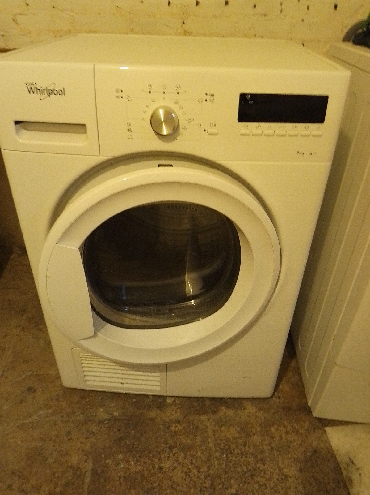 Droogkast whirlpool, Elektronische apparatuur, Ophalen, Wolprogramma, 6 tot 8 kg, Zo goed als nieuw