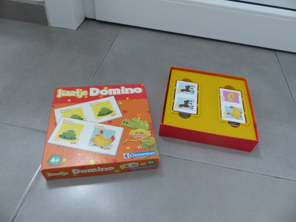 Kaatje Domino spelletje - prima en nette staat, Kinderen en Baby's, Speelgoed | Educatief en Creatief, Zo goed als nieuw, Ophalen of Verzenden