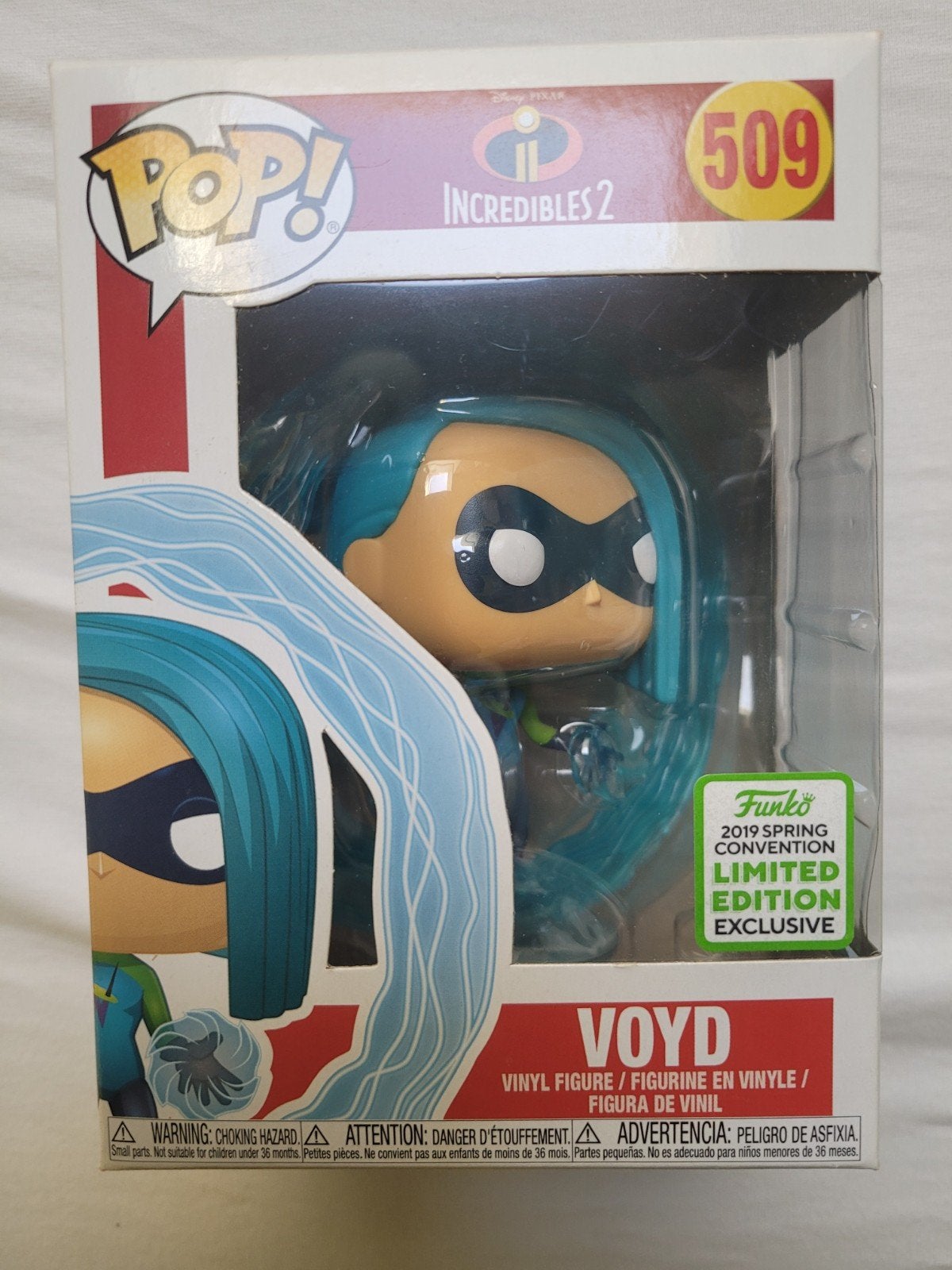 Funko Pop! Voyd 509 Incredibles 2 2019 Spring Convention, Ophalen of Verzenden, Nieuw