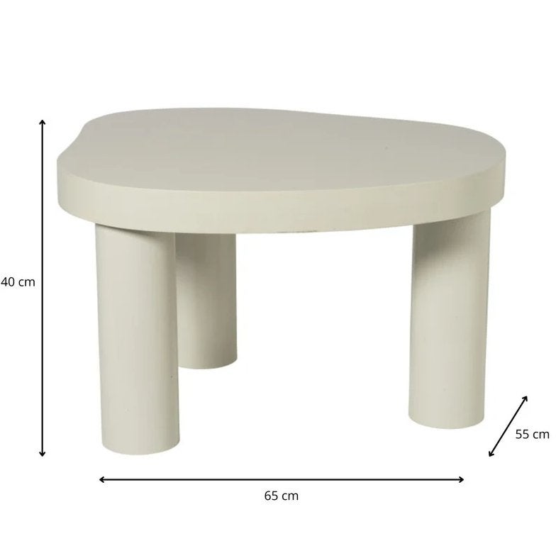 Neuve. Xenos Table de salon/d'appoint 40/65/55cm, Neuf, 55 à 75 cm, Contemporain, Enlèvement