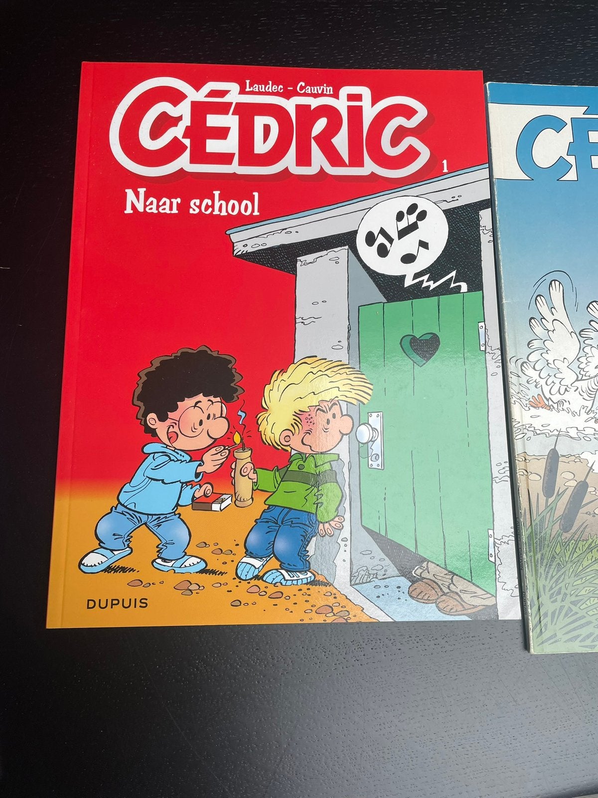Raoul Cauvin - cedric - Naar school, Ophalen, Raoul Cauvin, Eén stripboek, Nieuw