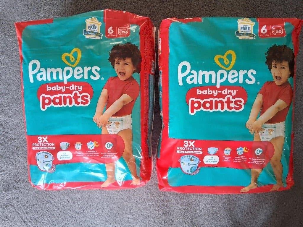 Pampers Baby Dry pants NR 6 - 2 nieuwe pakken ongeopend, Enfants & Bébés, Bains & Soins, Enlèvement, Neuf, Autres types, Autres marques
