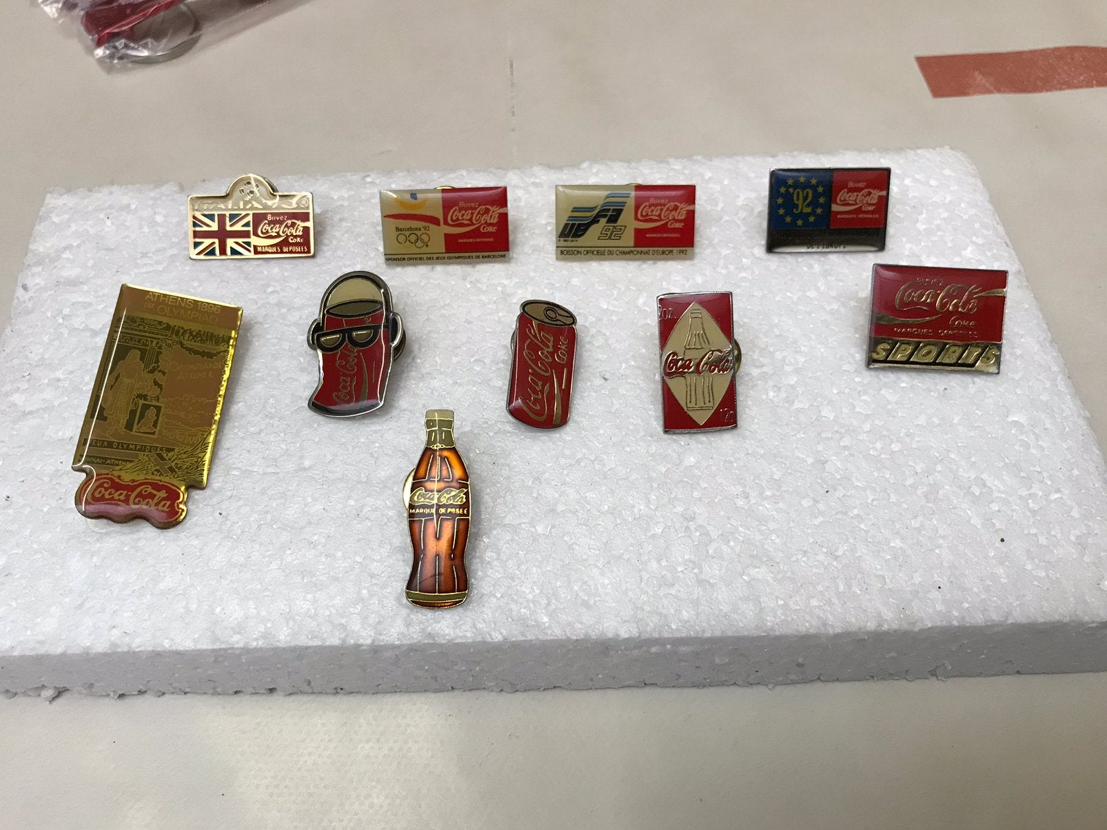 Coca-Cola pins, 10st. voor 15€, Ophalen of Verzenden, Zo goed als nieuw, Overige typen