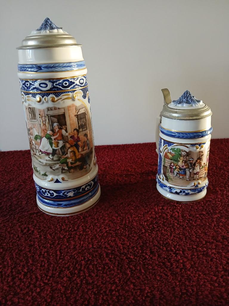 bierpul met deksel echte zinn, Ophalen of Verzenden, Gebruikt, Overige typen, Overige merken