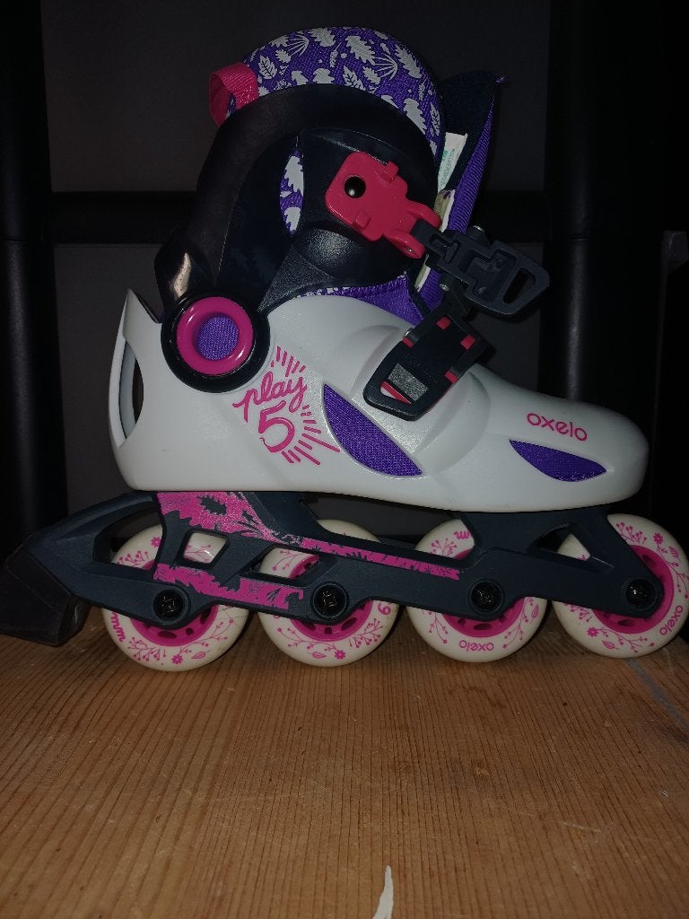 Roller Oxelo Evolutif 30 à 32. Bas prix️, Sport en Fitness, Skeelers, Verstelbaar, Kinderen, Zo goed als nieuw, Inline skates 4 wielen