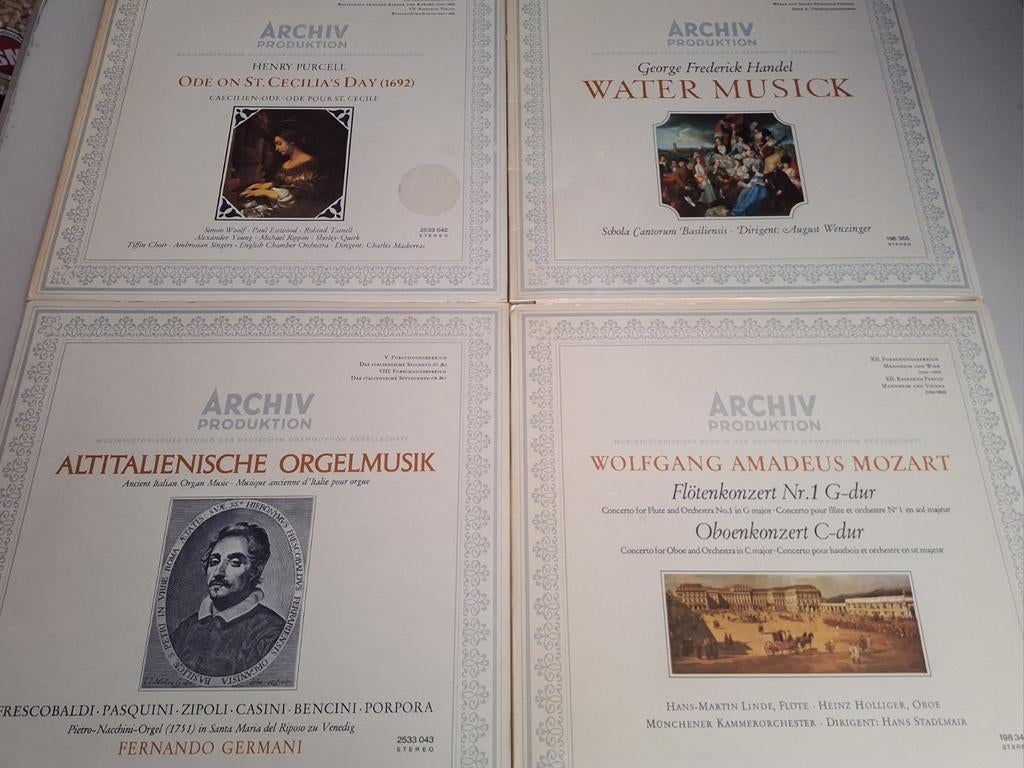 Lot 80 x LP's Vinyl Archiv Produktion Classical, Ophalen of Verzenden
