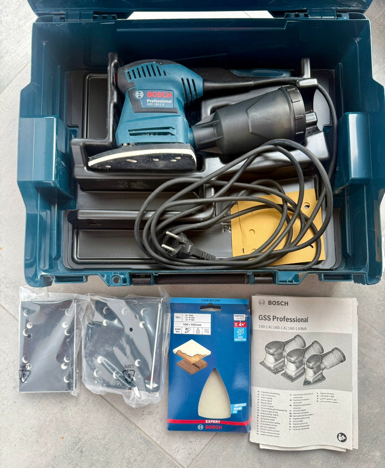 Bosch pro ponceuse GSS160 multi 180w, Bricolage & Construction, Outillage | Meuleuses, Enlèvement, Comme neuf