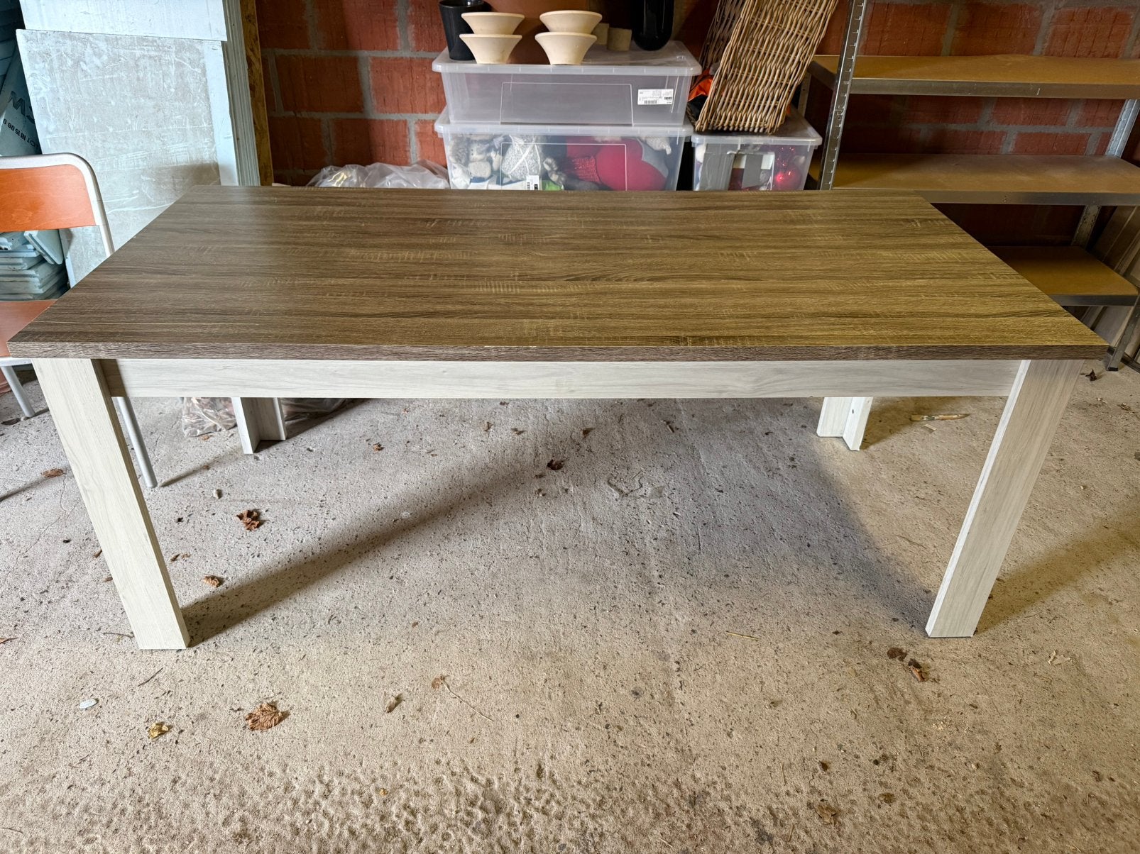 Stevige eettafel - gratis, Ophalen, Gebruikt, 50 tot 100 cm, Vijf personen of meer