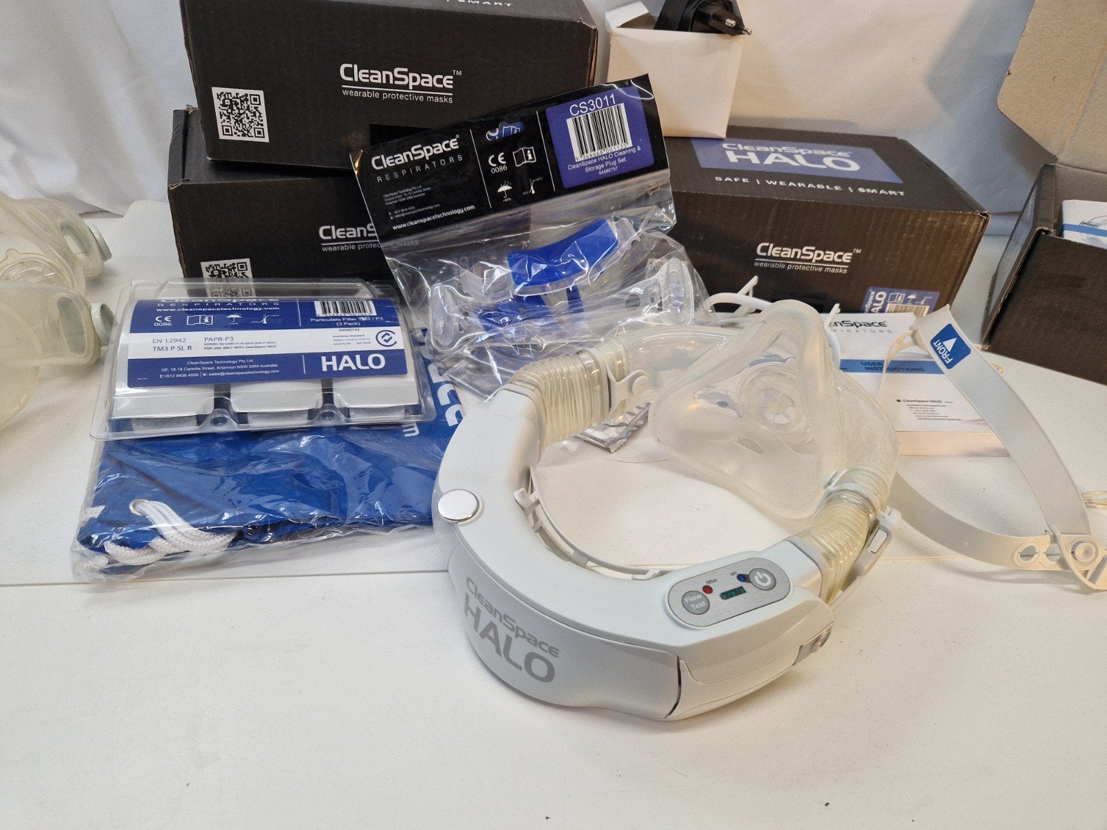 3x Masques respiratoires Halo Cleanspace, Divers