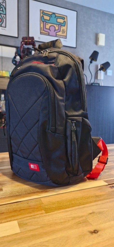 CASE LOGIC DLBP-114 Rugzak 14" Zwart, Computers en Software, Laptoptassen, Ophalen of Verzenden, Zo goed als nieuw, Tabletvak