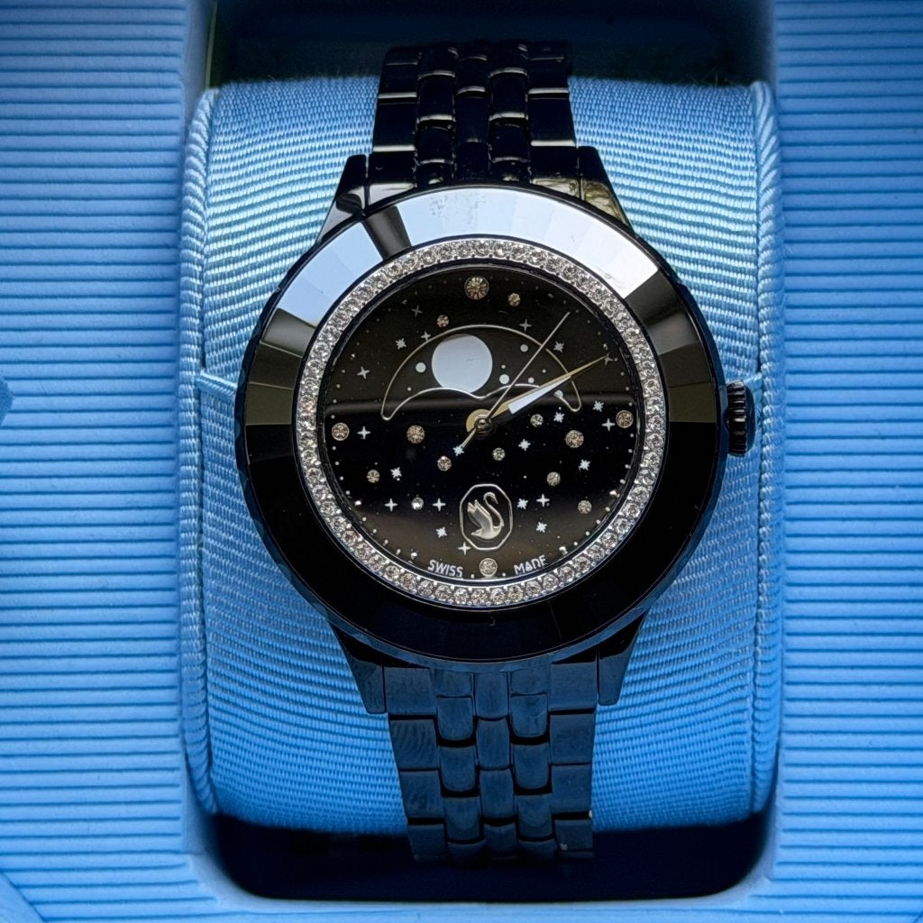 Swarovski Octea moon watch - Nieuw, Handtassen en Accessoires, Horloges | Dames, Overige materialen, Polshorloge, Overige materialen
