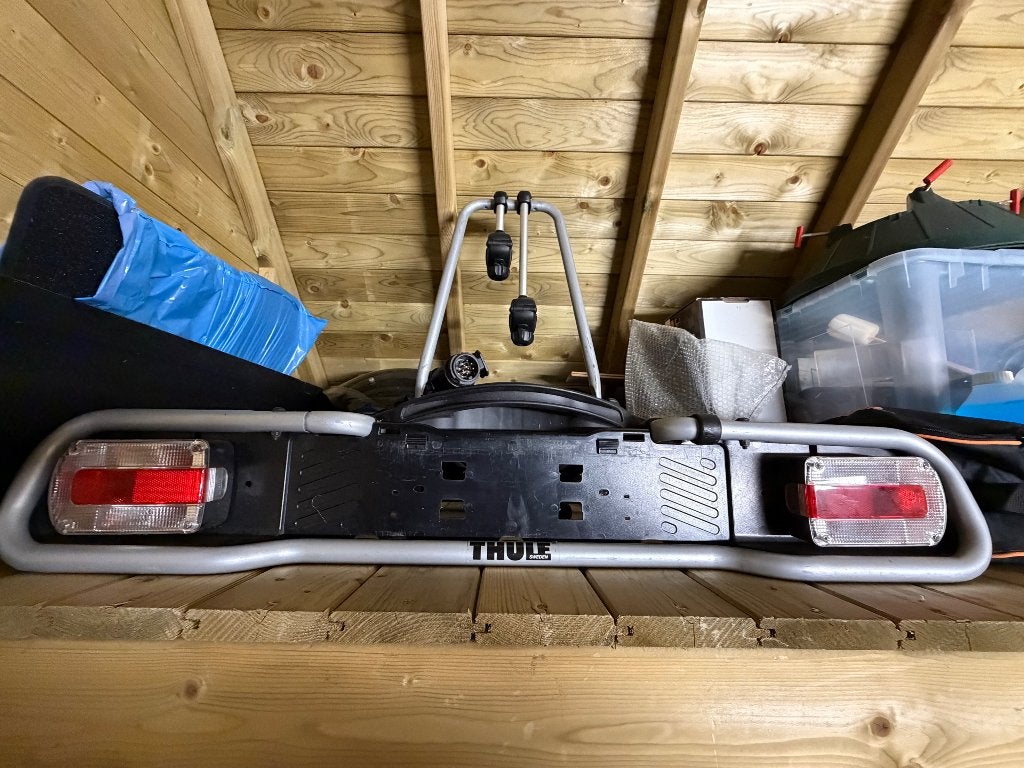 Thule Fietsendrager (2 fietsen), Auto diversen, Fietsendragers, Ophalen, 2 fietsen, Gebruikt, Trekhaakdrager
