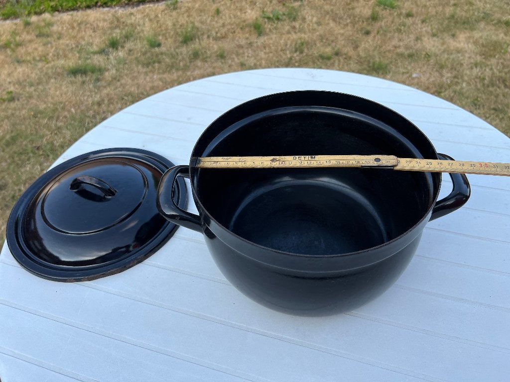 Kookpot - Diameter 26 cm - Hoogte 15 cm - Volume 6 liter, Huis en Inrichting, Antiaanbaklaag, Gebruikt, Ophalen of Verzenden, Kookpan