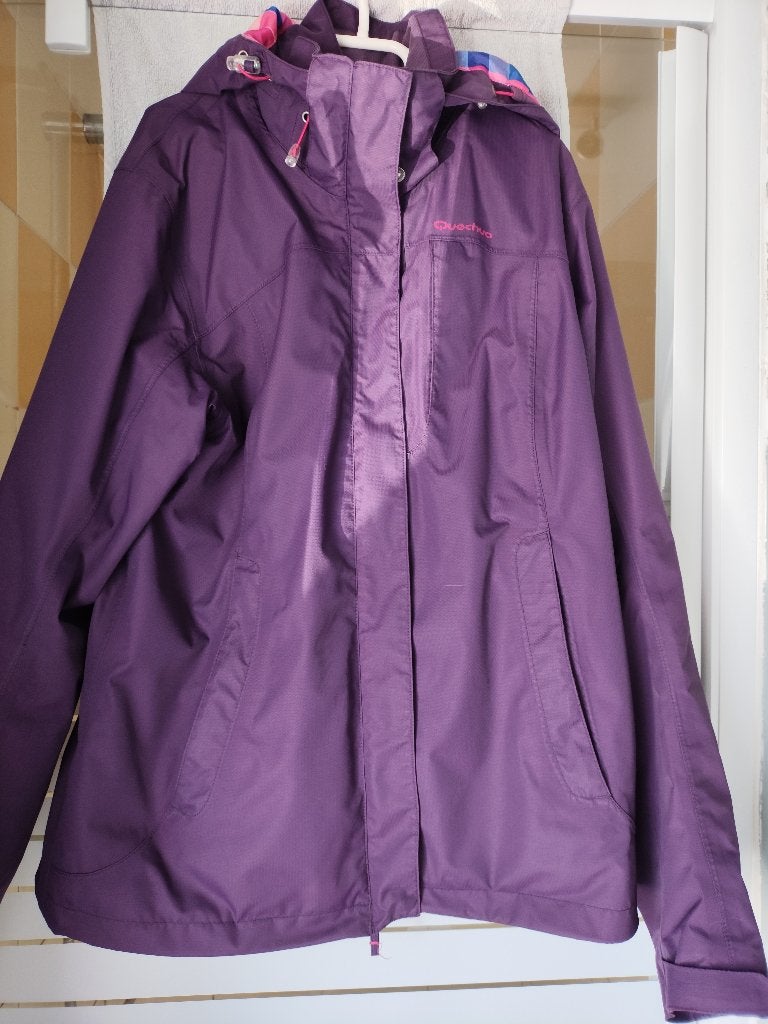 Jas quechua. Medium, Ophalen of Verzenden, Gedragen, Maat 38/40 (M), Paars