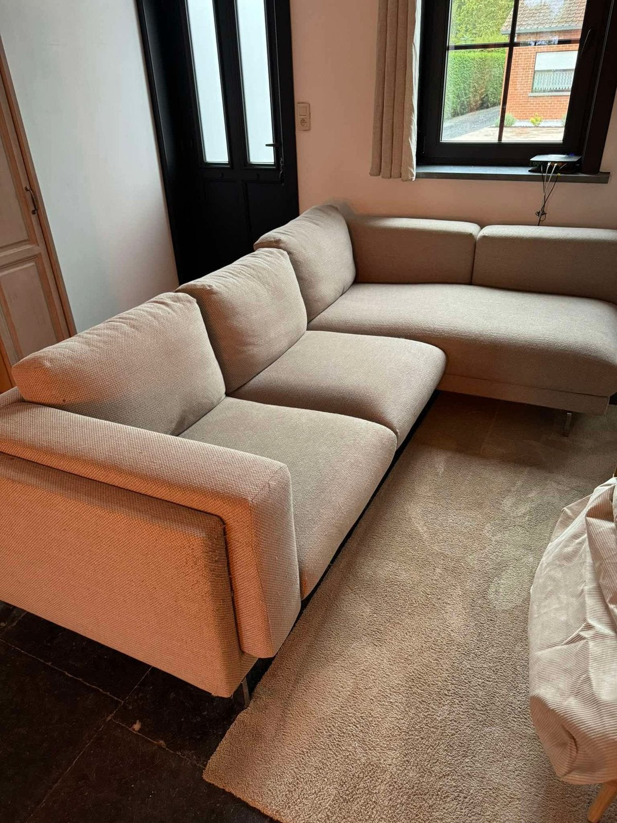 Canapé ikea nockeby + 3 housses, Enlèvement, Comme neuf