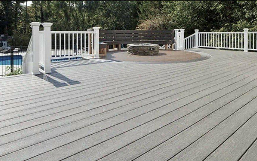 PARQUET RÉSIDUEL ; BLANC ARGENTÉ MAINTENANT 6,95€ LE MÈTRE, Jardin & Terrasse, Poteaux, Poutres & Planches, Enlèvement