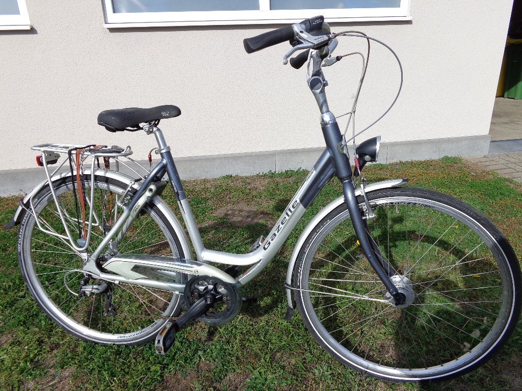 alu dames en herenfietsen GAZELLE MEDEO, Ophalen, Velgrem, Zo goed als nieuw, 50 tot 53 cm