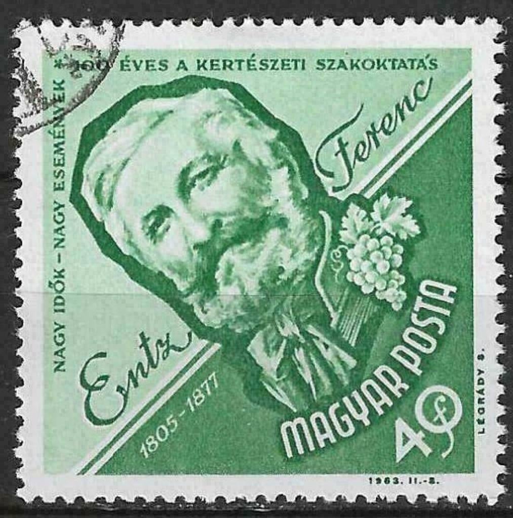 Hongrie 1963 - Yvert 1589 - Anniversaires culturels (ST), Envoi, Affranchi