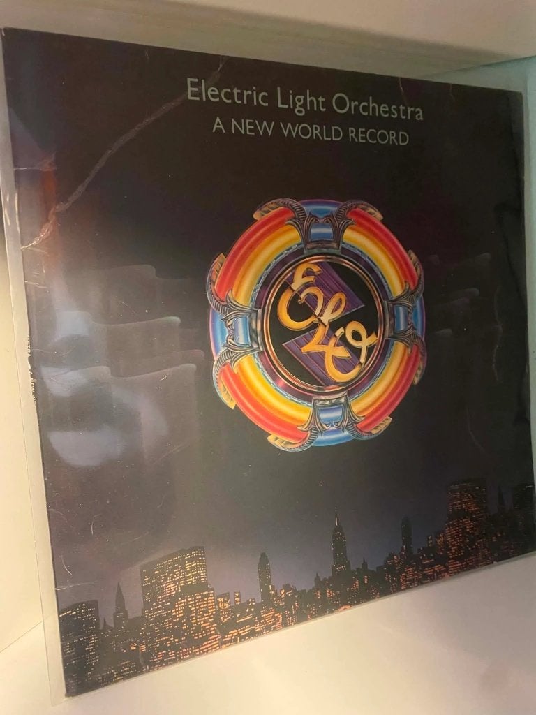 Electric Light Orchestra – A New World Record - UK 1976, CD & DVD, Vinyles | Rock, LP, Utilisé, Envoi, Avec pochette intérieure