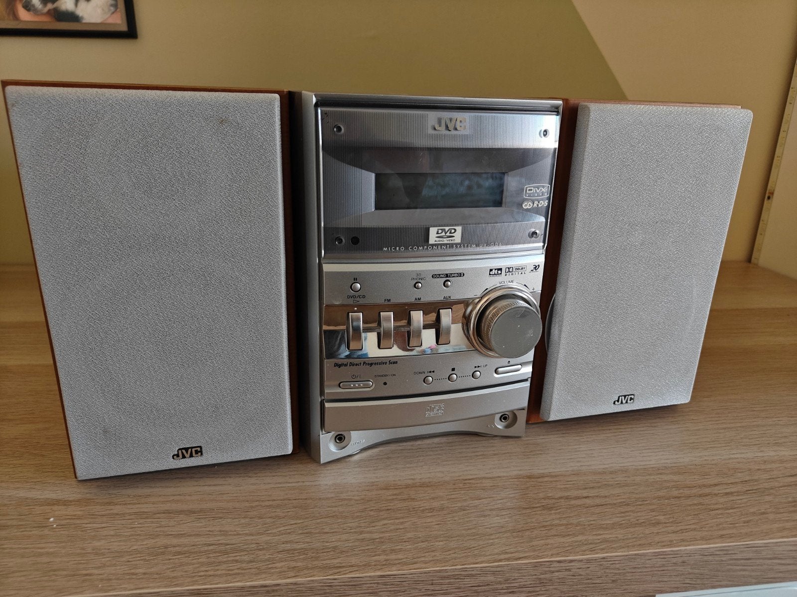 JVC UX-GD6M met originele speakers, Audio, Tv en Foto, Stereoketens, Gebruikt, Cd-speler, Dvd-speler, Tuner of Radio, Speakers