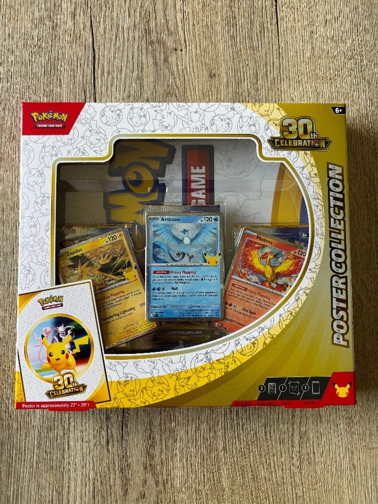 Pokémon - 1 Box - Pokémon 30th Celebration Poster Collection, Ophalen, Nieuw, Booster