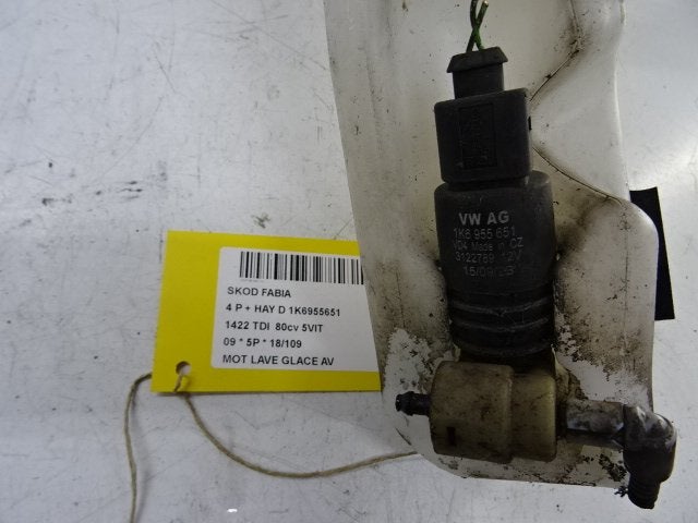 LAVE-GLACE POMPE AVANT Skoda Fabia II (5J) (1K6955651), Utilisé, Skoda