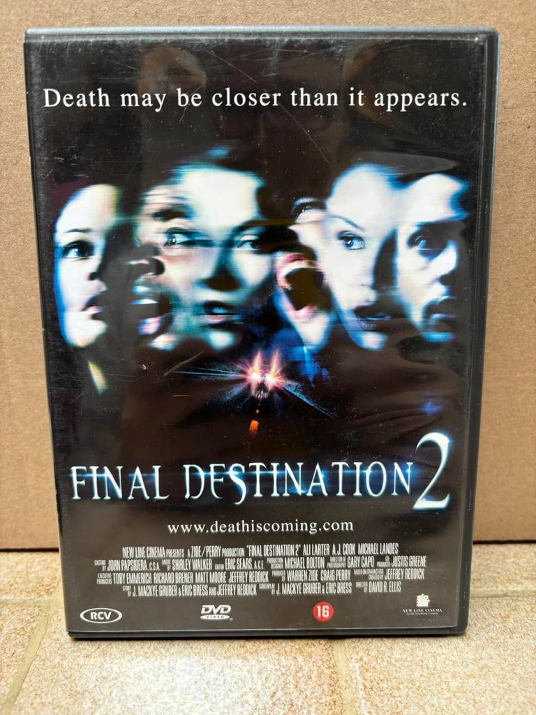 Final destination 2 DVD, Cd's en Dvd's, Ophalen of Verzenden, Zo goed als nieuw