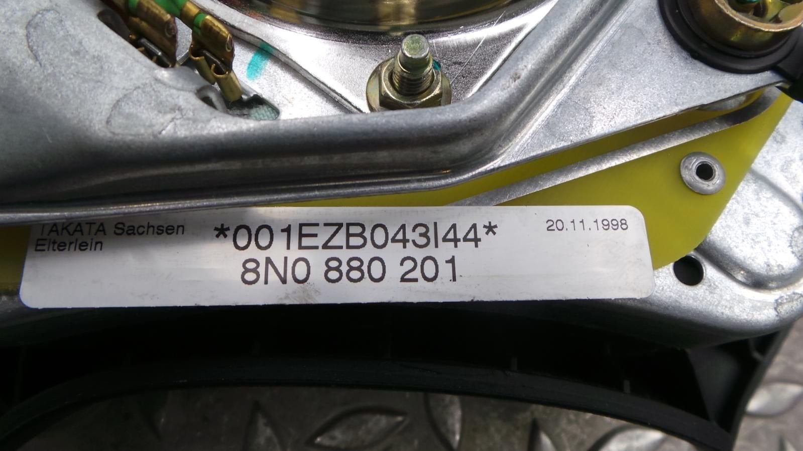 AUDI TT TT COUPE 132 KW AIRBAG LINKS 1999, Auto-onderdelen, Ophalen of Verzenden, Gebruikt, ARN erkend