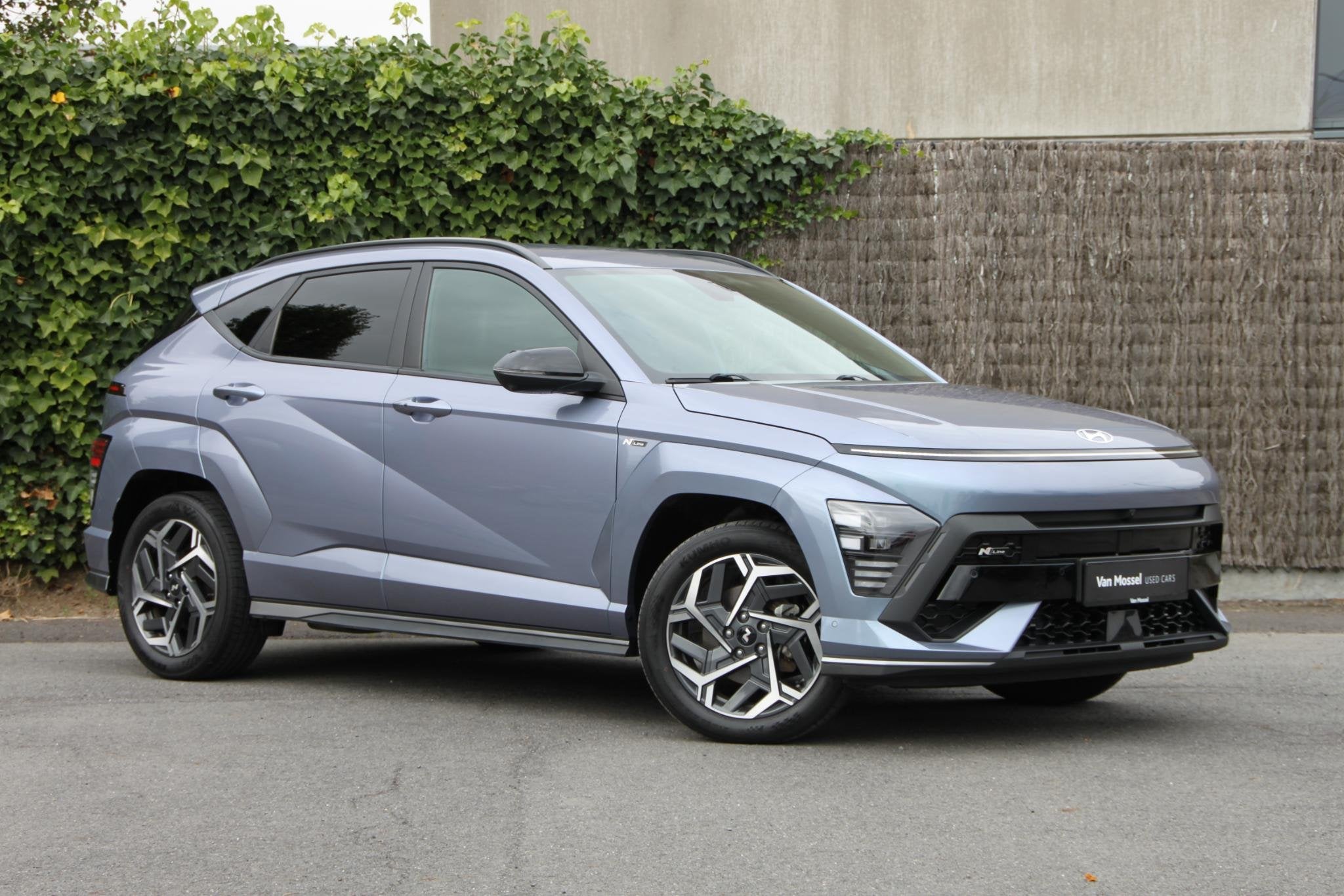 Hyundai Kona 1.6 GDi Hybrid Shine N-Line 6-DCT | 360° CAMER, Dealer onderhouden, Stof, Gebruikt, Zwart