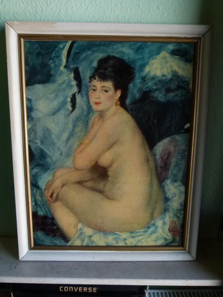 vintage kunstdruk ´´ Anna `` Renoir 1876, Enlèvement, Maison et Meubles