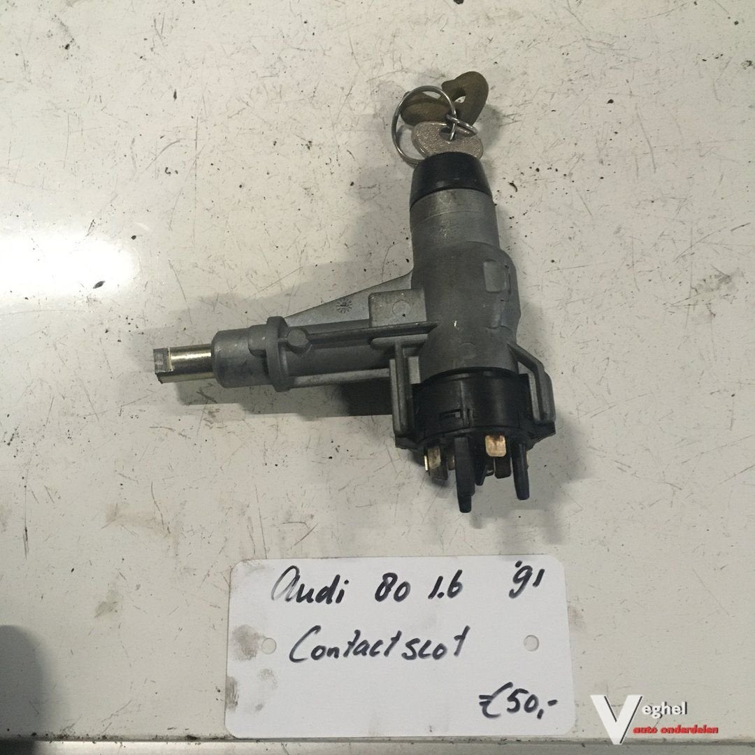 Audi 80 1.6 1991  Contactslot met sleutel, Auto-onderdelen, Gebruikt, -, -, Ophalen of Verzenden