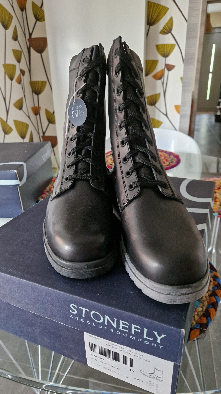 heren boots, Enlèvement, Noir, Bottes